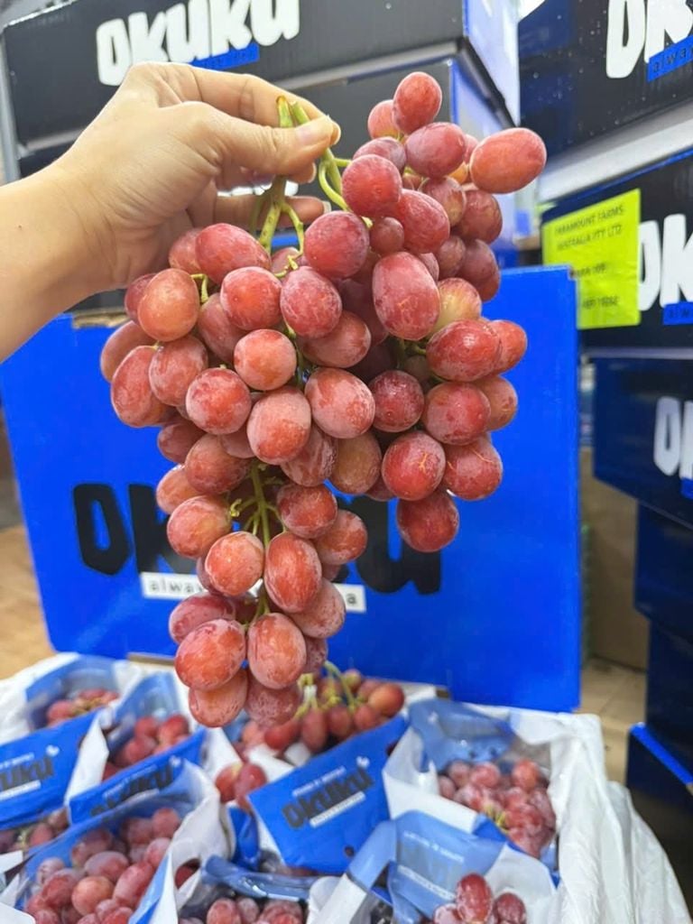 Nho Đỏ Úc Cao Cấp – 900g