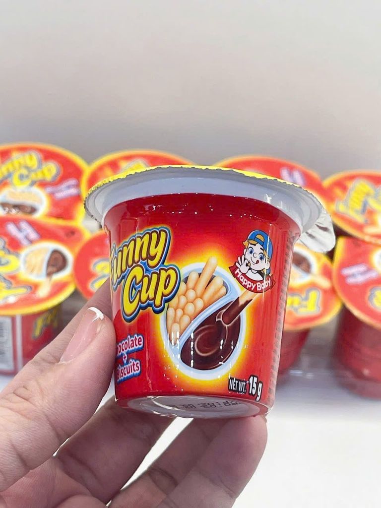 Lốc 10 Hũ Bánh Chấm Socola Funny Cup - 150G