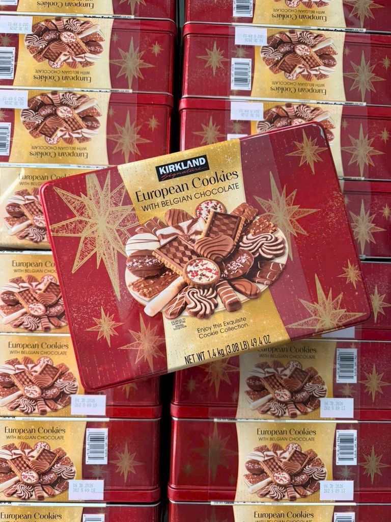 Bánh Kirkland Europian Cookies Mỹ - 1.4kg