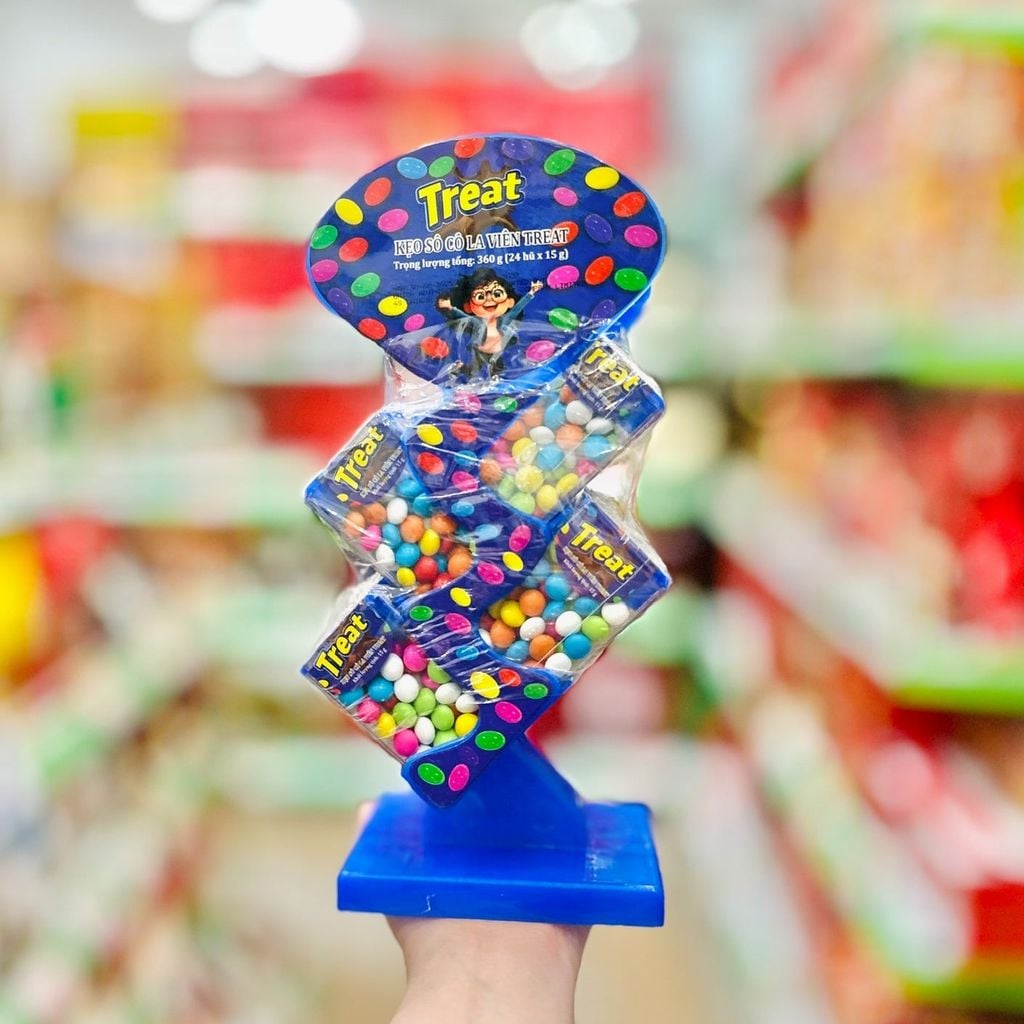 Kẹo Socola Viên Treat – Lốc 24 Hũ x 15g