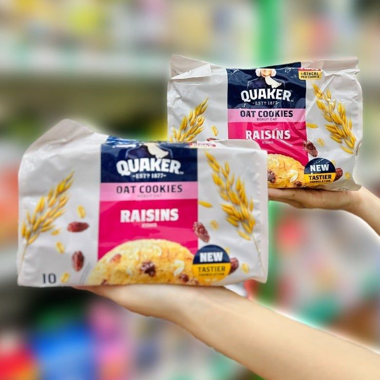 Bánh Quy Yến Mạch Nho Khô Quaker – 250g