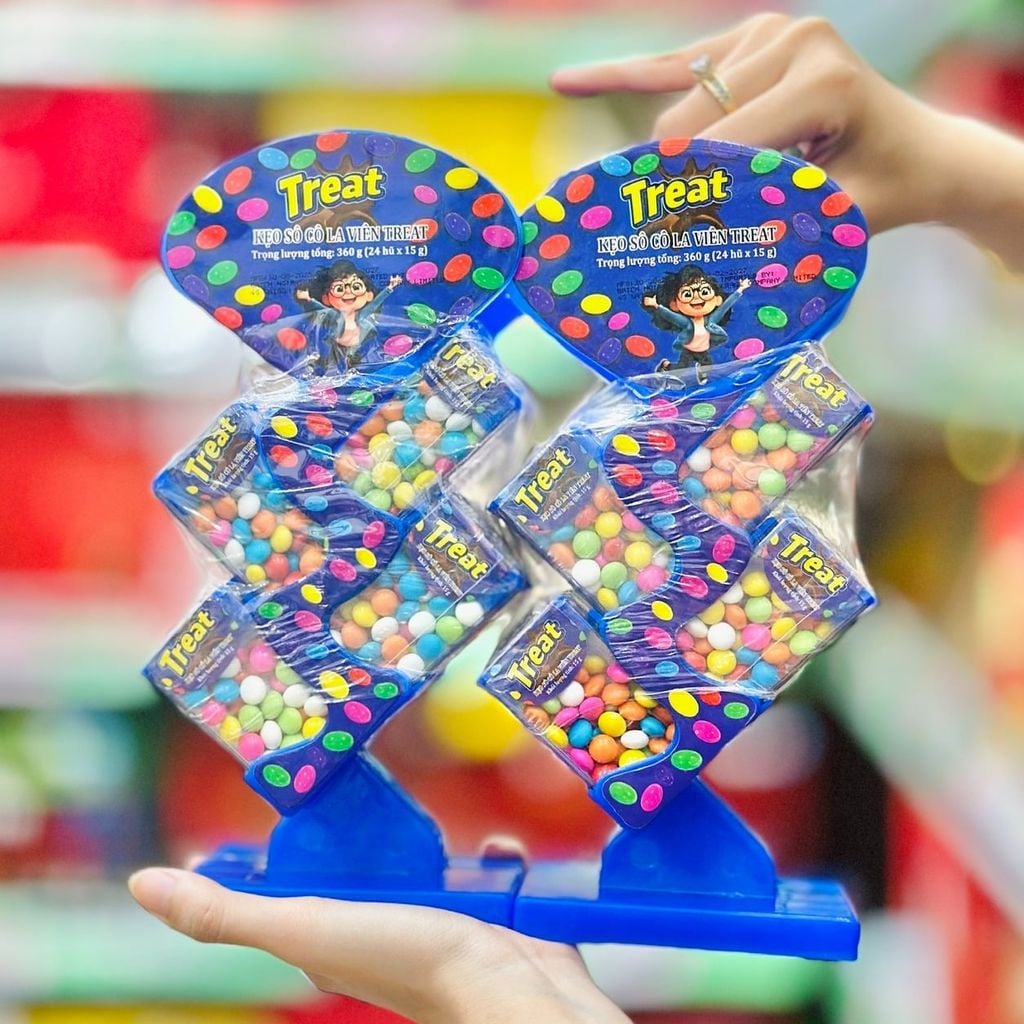 Kẹo Socola Viên Treat – Lốc 24 Hũ x 15g
