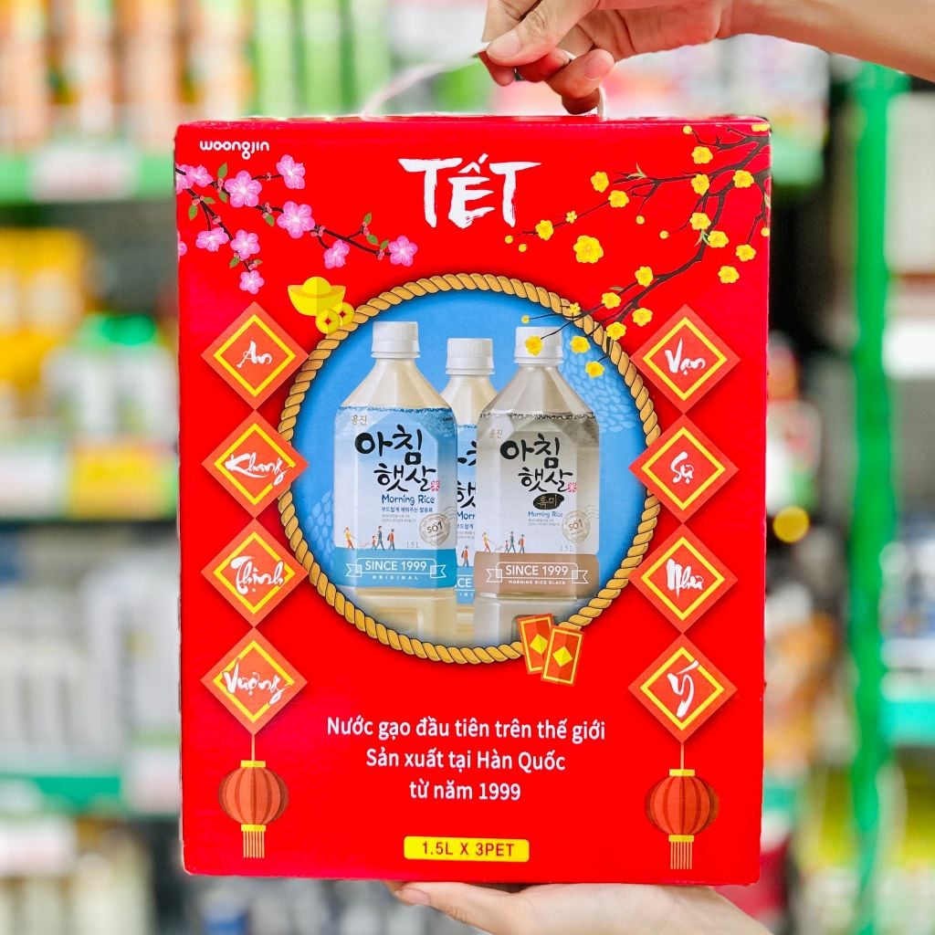 Combo 3 Chai Nước Gạo Lứt Woongjin – 1,5L