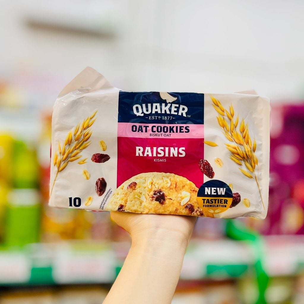 Bánh Quy Yến Mạch Nho Khô Quaker – 250g