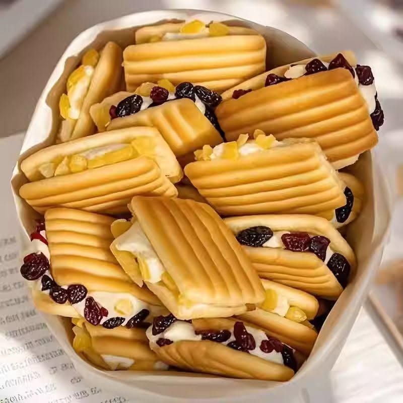 Bánh Quy Kẹp Mix Vị Trái Cây - Gói 258g