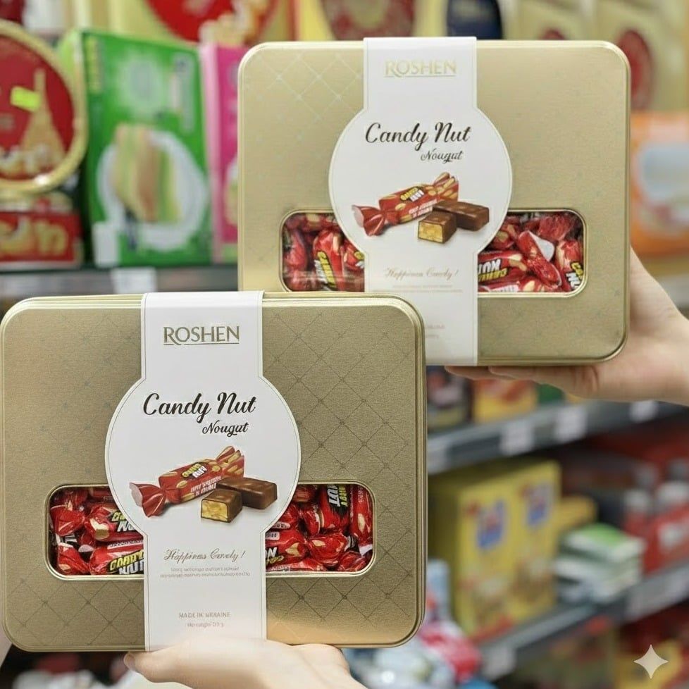 Socola Nougat Roshen Candy Nut Cao Cấp - 400G