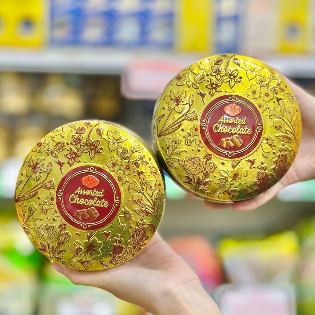 Kẹo Socola Kelson Thập Cẩm Hộp Tròn - 100g