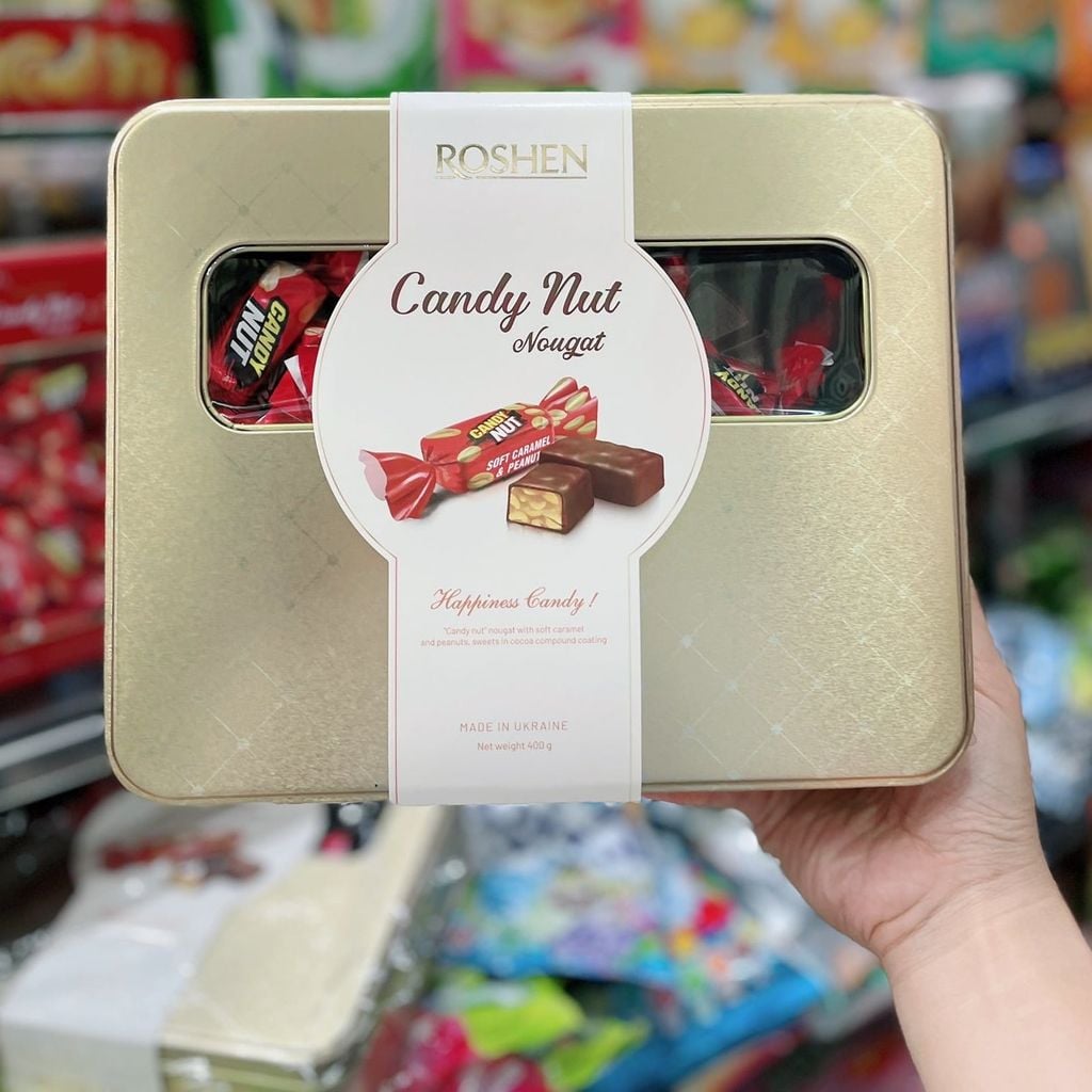 Socola Nougat Roshen Candy Nut Cao Cấp - 400G