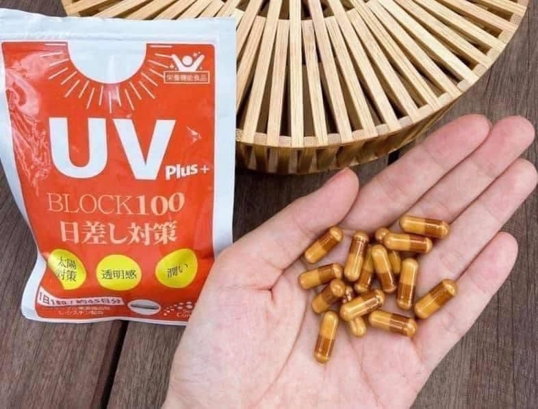Viên Uống Chống Nắng UV Plus Block Nhật Bản – 100 Viên
