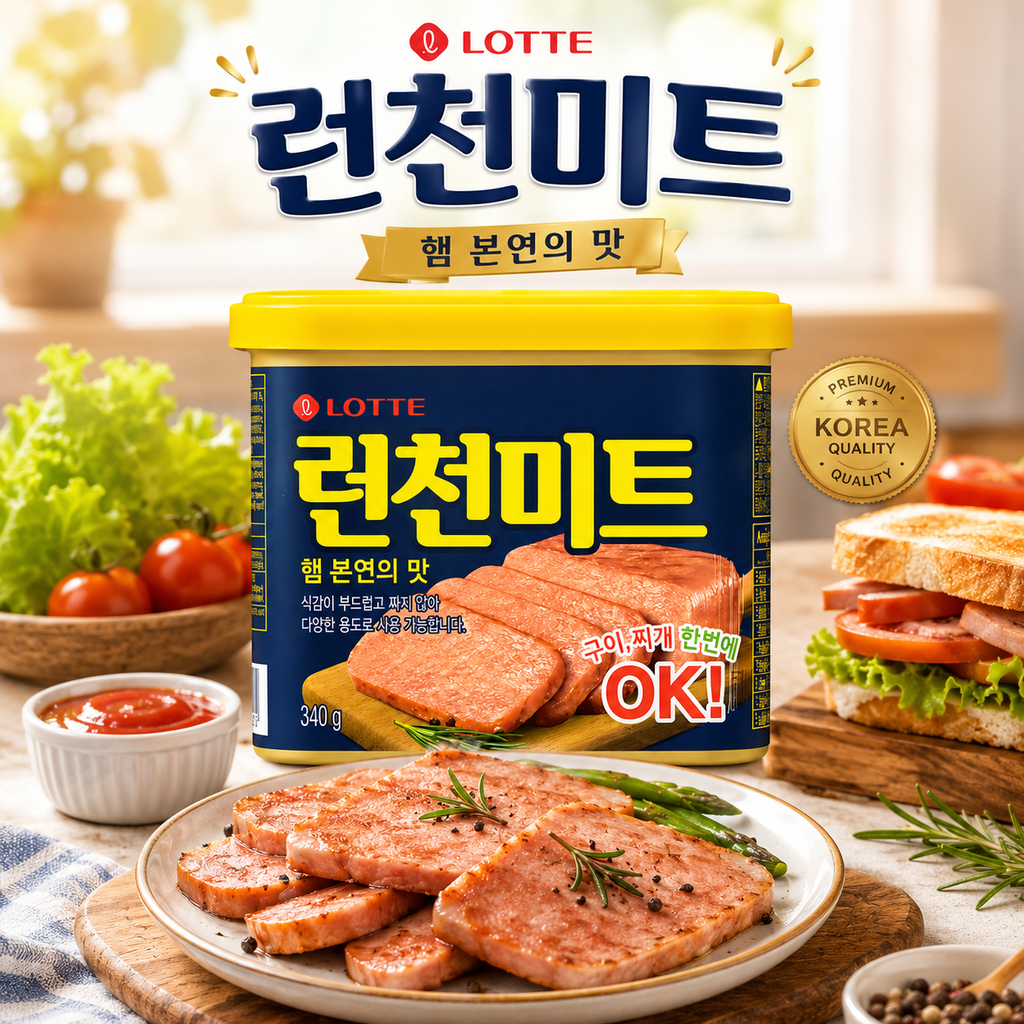 Thịt Hộp Lotte Luncheon Meat Hàn Quốc - 340g