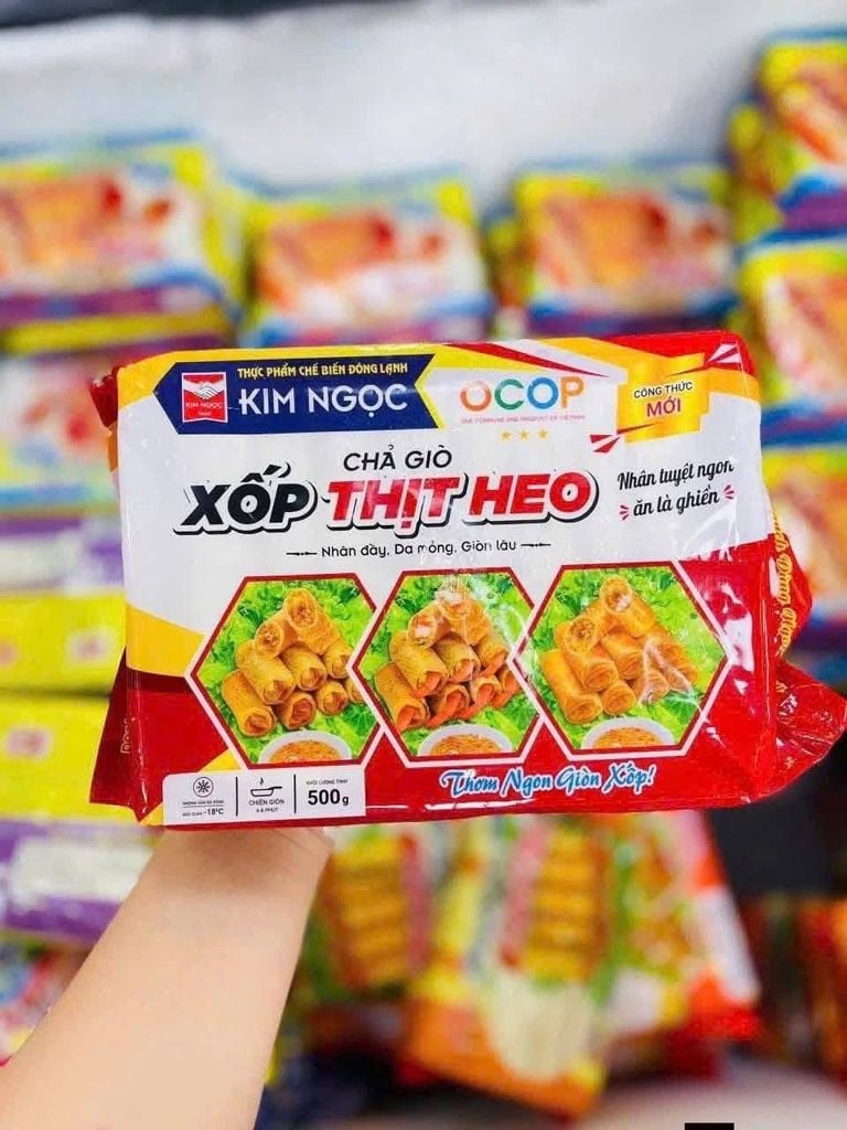 Chả Giò Xốp Kim Ngọc Thịt Heo - 500g