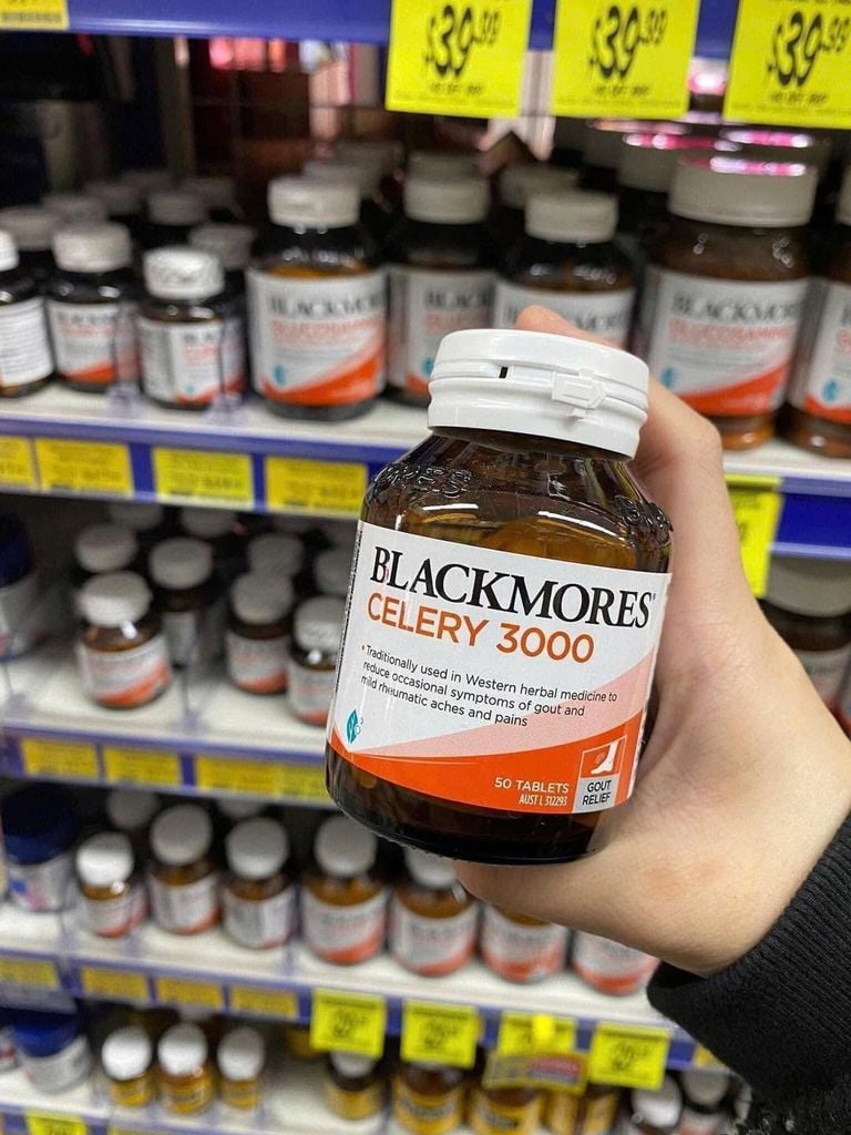 Viên Uống Trị Gout Blackmores Celery 3000 – 50 Viên
