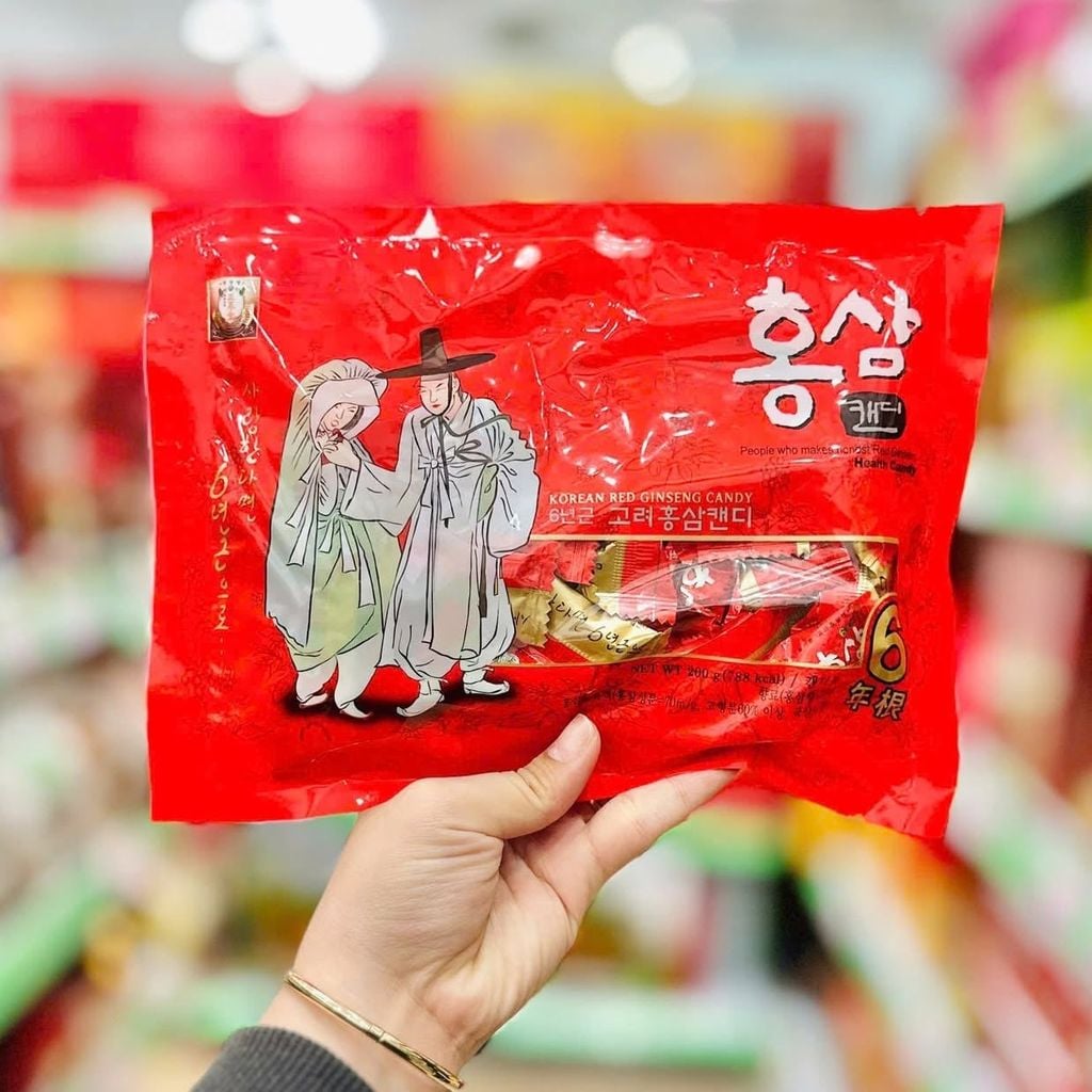 Kẹo Hồng Sâm Ông Bà Lão Hàn Quốc - 200g