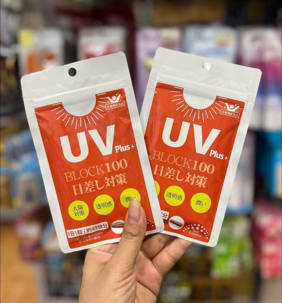 Viên Uống Chống Nắng UV Plus Block Nhật Bản – 100 Viên