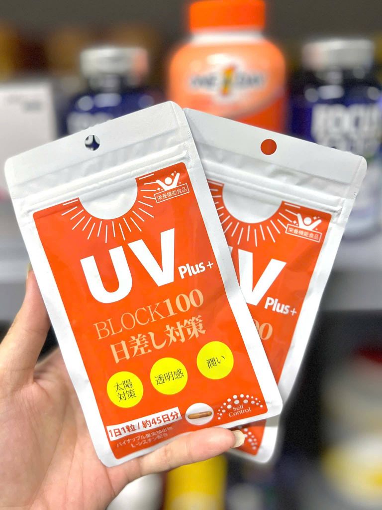 Viên Uống Chống Nắng UV Plus Block Nhật Bản – 100 Viên