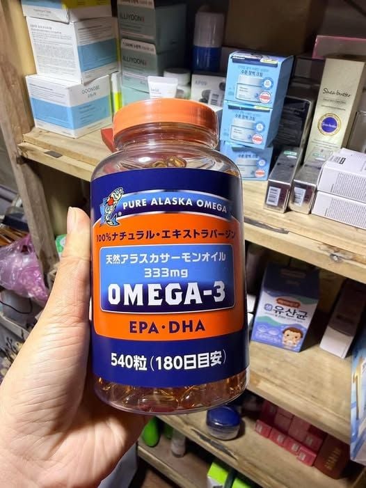 Dầu Cá Hồi O-me-ga-3 Pure Alaska 1000MG – Hộp 210 Viên