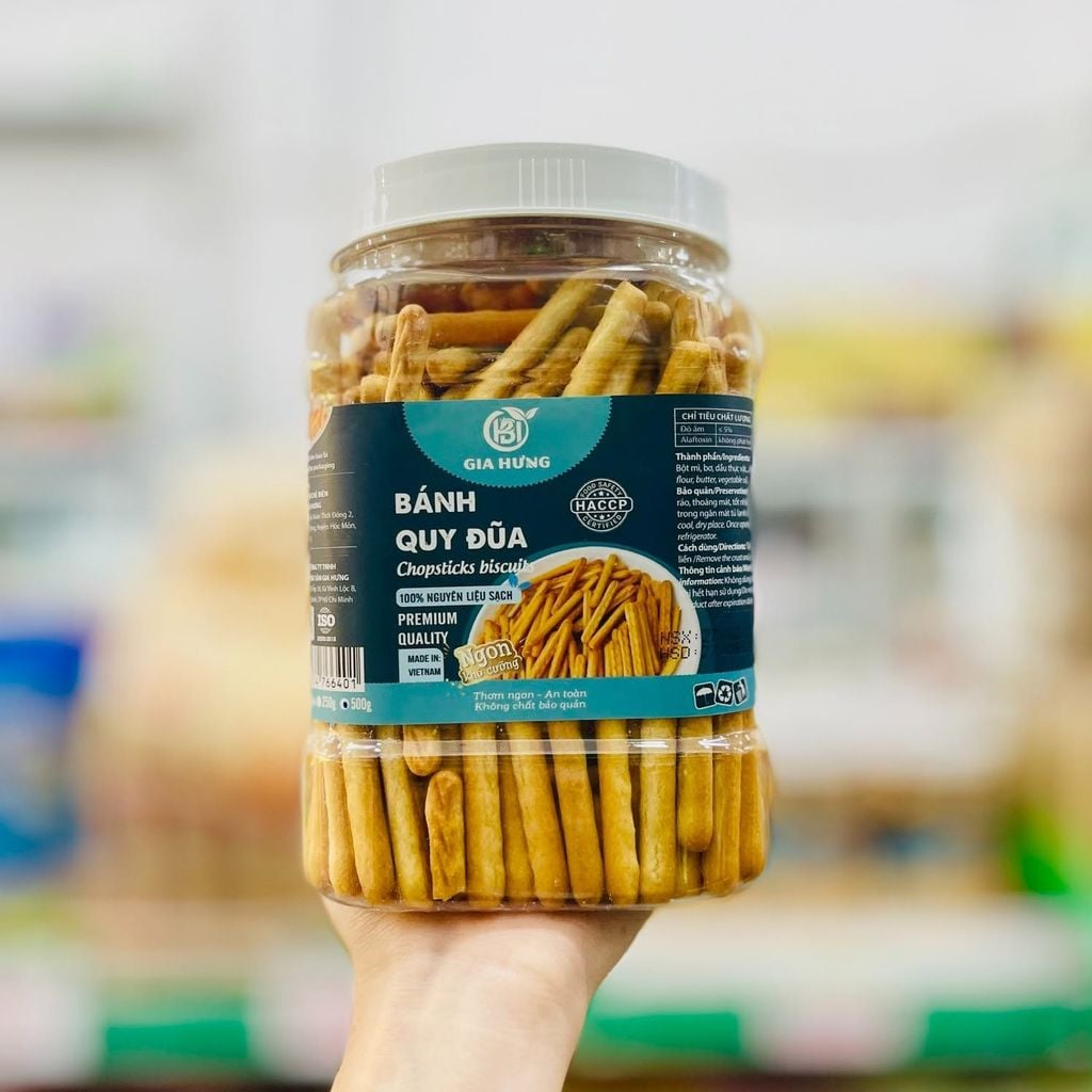 Bánh Quy Đũa Chấm Sữa Gia Hưng - 500g