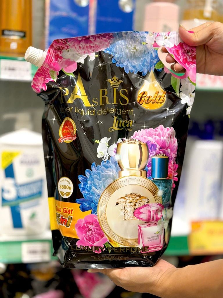 Nước Giặt Paris Túi Lan Cơ - 3,8 Lít
