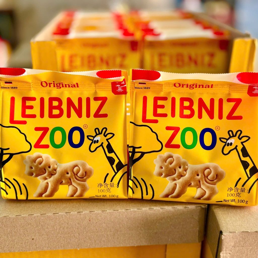 Bánh Quy Bơ Hình Thú Original Leibniz Zoo - Gói 100G