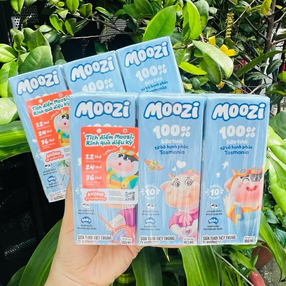 Sữa Bò Tươi Úc Moozi - 180ml