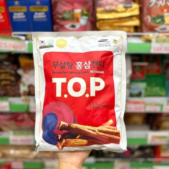 Kẹo Hồng Sâm Không Đường Top Daesan - 500g