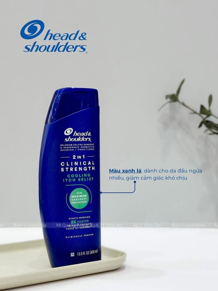 Dầu Gội Head & Shoulders Clinical Strength Mẫu Mới - 400ml