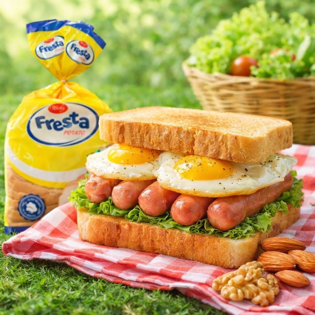 Bánh Mì Sandwich Fe'sta Khoai Tây - Gói 275G