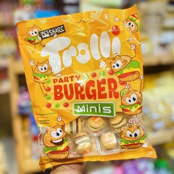 Dẻo Trolli Mini Burger - 170G