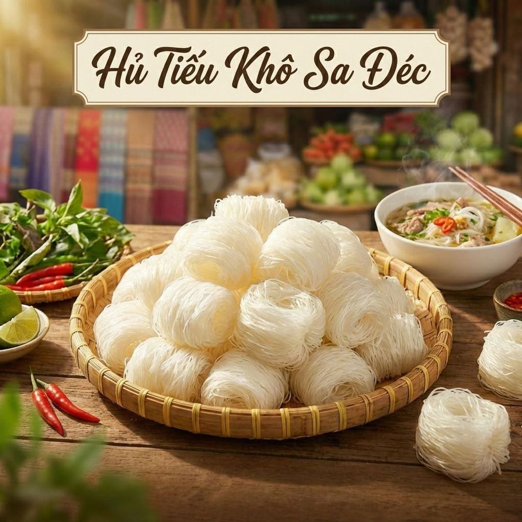 Hủ Tiếu Khô Sa Đéc - 500g