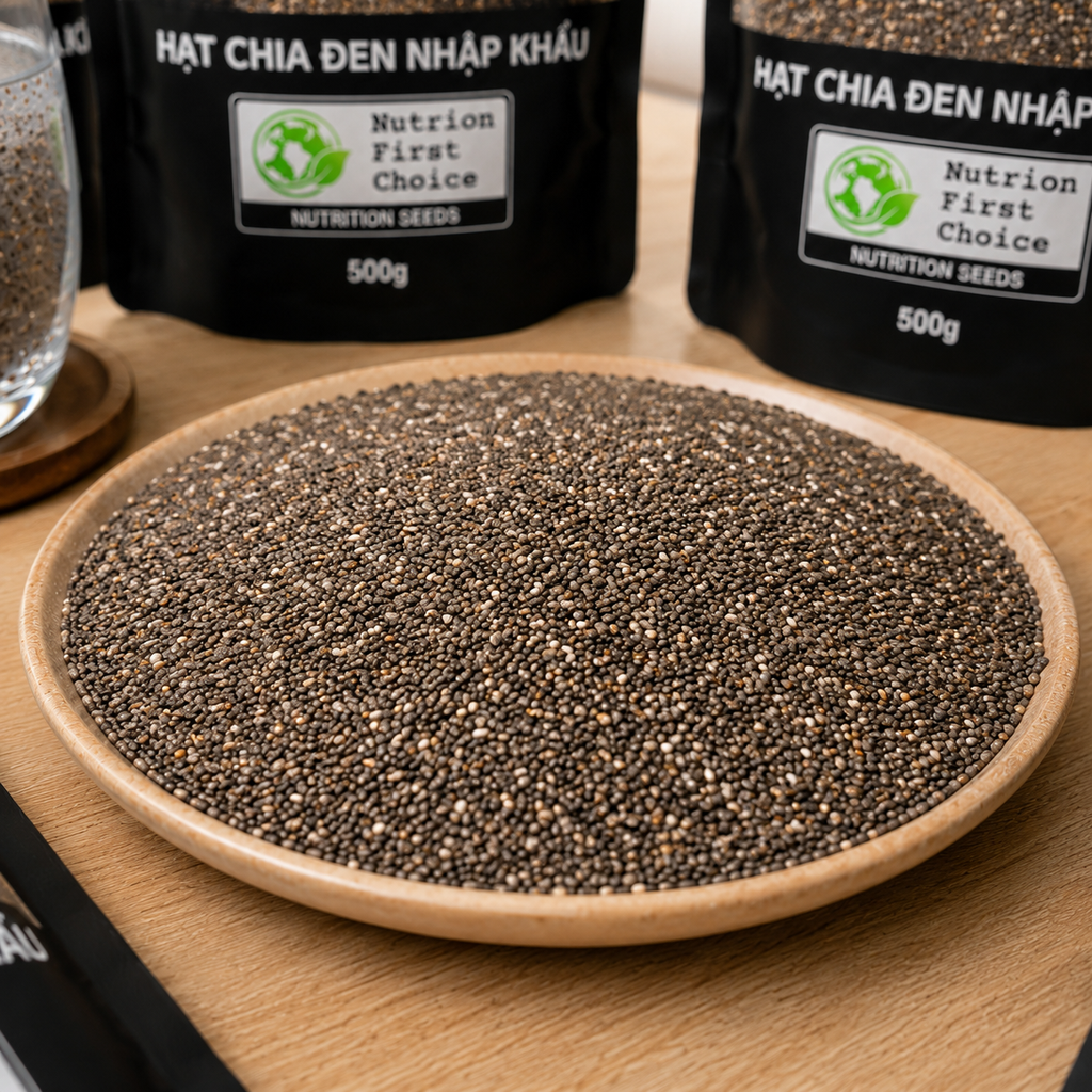 Hạt Chia Đen Hữu Cơ Black Bag - 500G