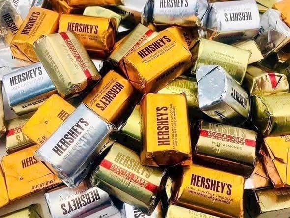 Socola Hershey's Nuggets Milk Almonds - 249g