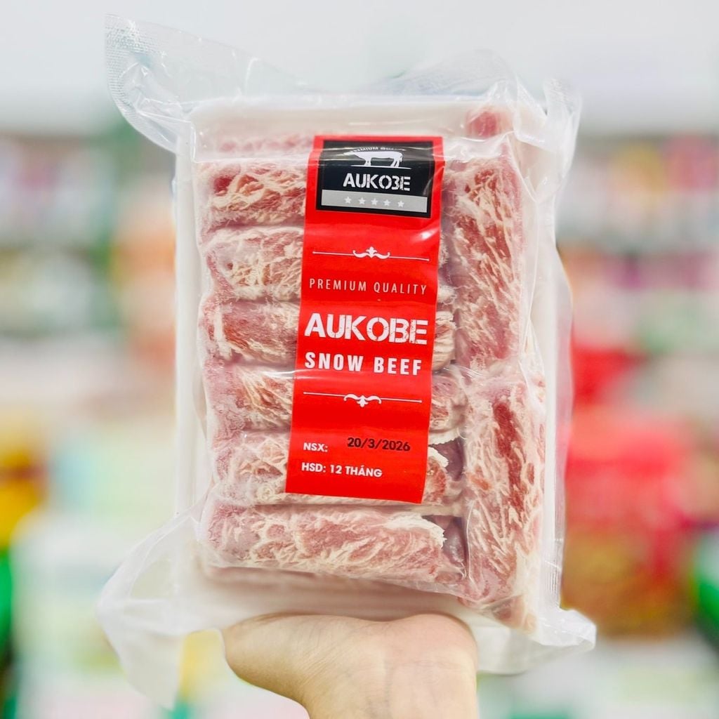 Bò Tuyết Cuộn Aukobe - 500G