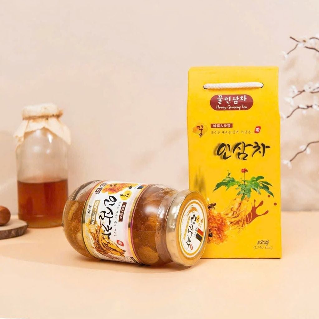 Trà Sâm Mật Ong Hàn Quốc - Hộp 580g
