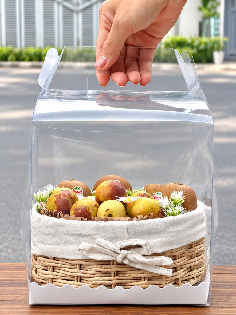 Hộp Quà Trái Cây Ngoại Nhập Giỏ Mây 20/10