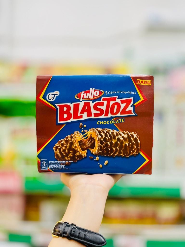 Bánh Quế Fullo Blatoz Cuộn Socola - 24g