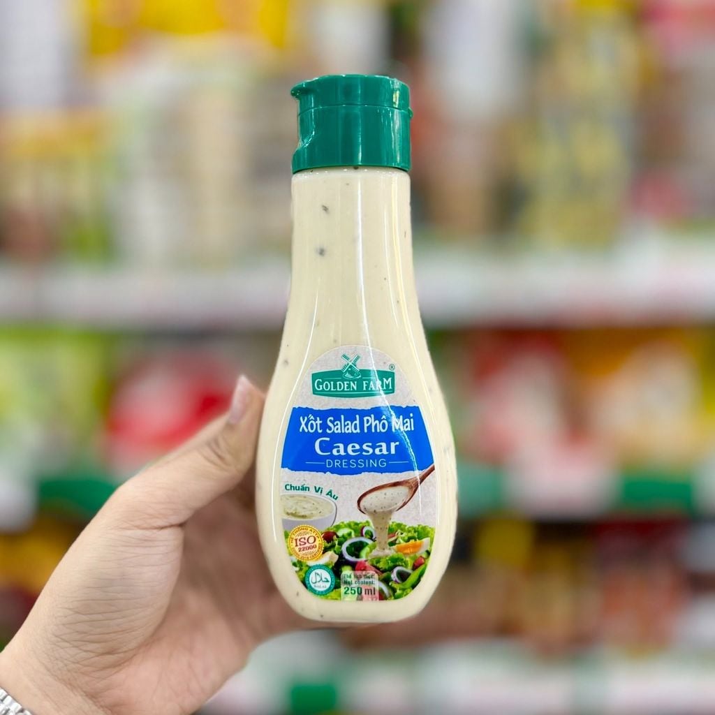 Xốt Salad Phô Mai Caesar Dressing Golden Farm - 250ml