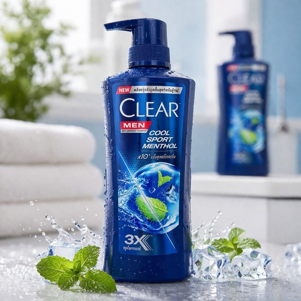 Dầu Gội Clear Men Thái - 390ml