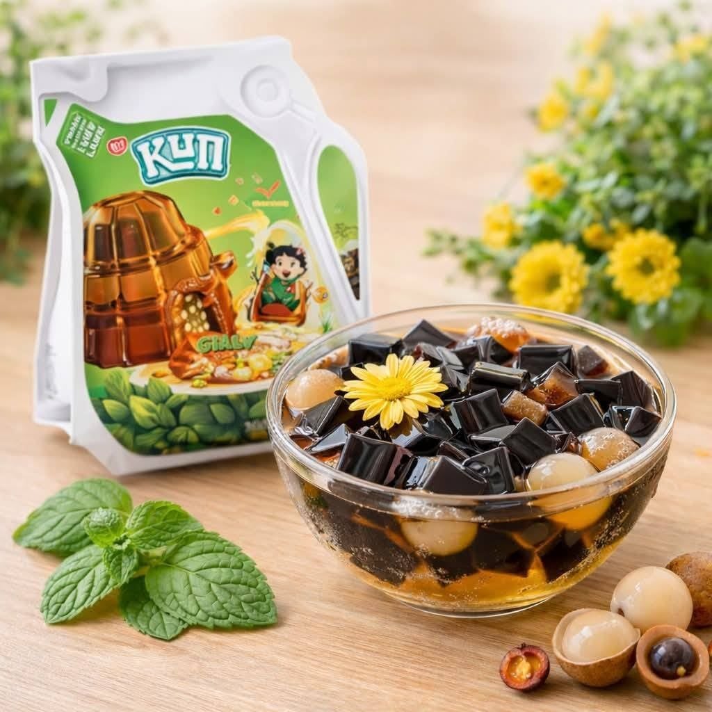 Thạch Jelly Sương Sáo LOF Kun - Thùng 24 Gói x 110ml