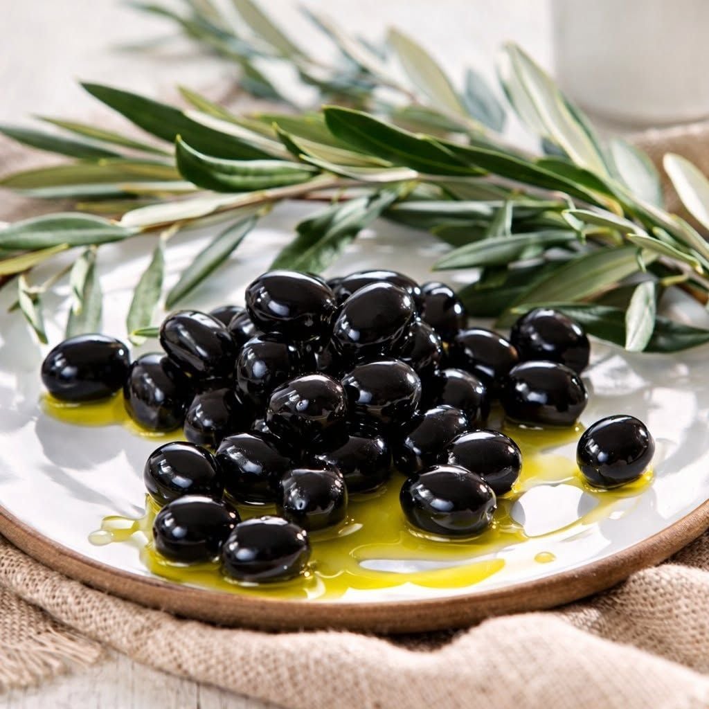 Trái Olive Đen Tách Hạt Fragata - Hộp 350g
