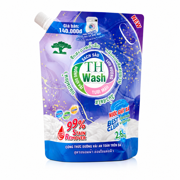 Nước Giặt Xả TH Wash 2.6L
