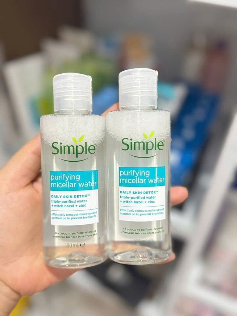 Nước Tẩy Trang Simple - Chai 100ml