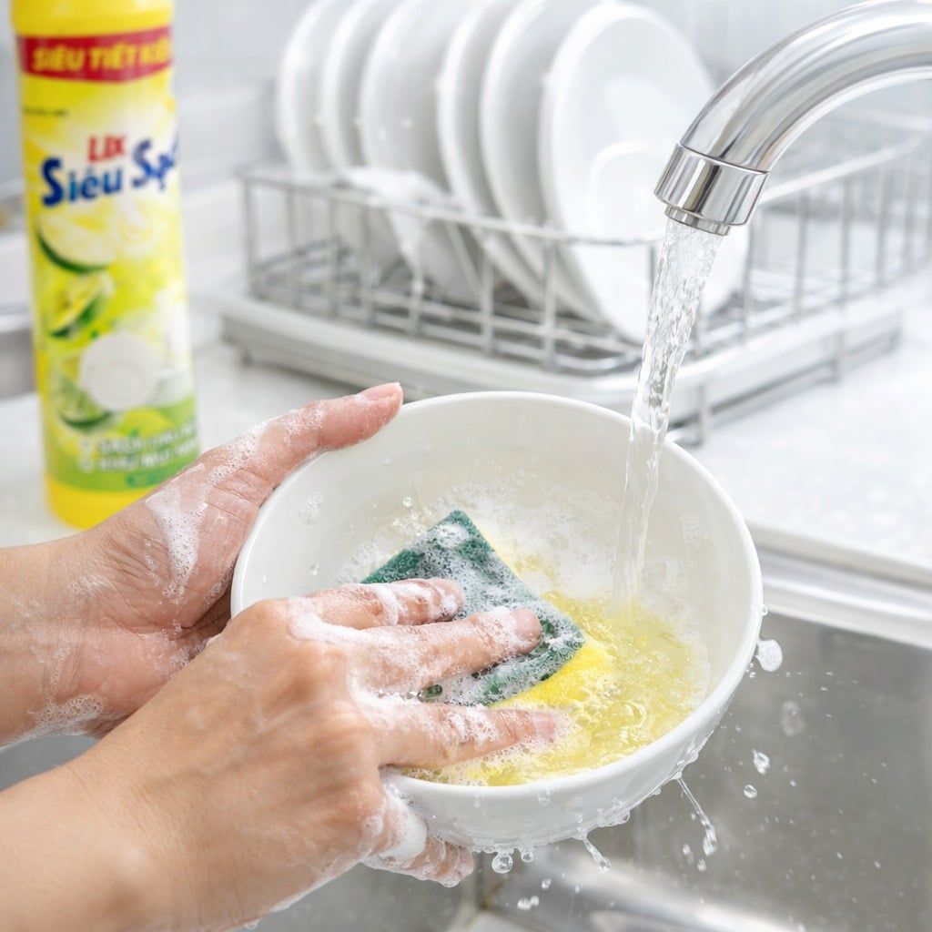 Nước Rửa Chén Siêu Sạch Hương Chanh Lix - 400g