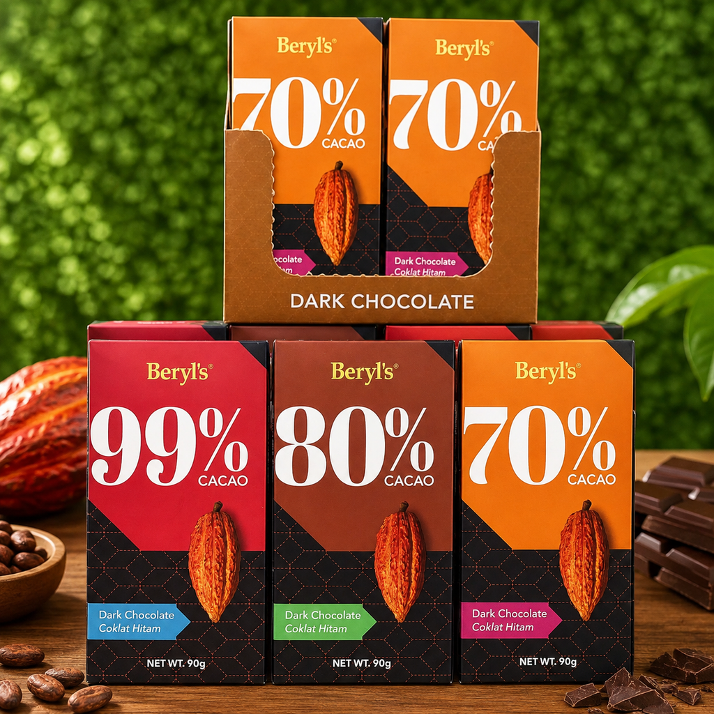 Thanh Socola Đắng Beryl’s - 90g