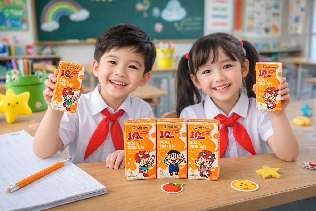 Sữa Trái Cây Want Want - Lốc 4 Hộp x 125ML