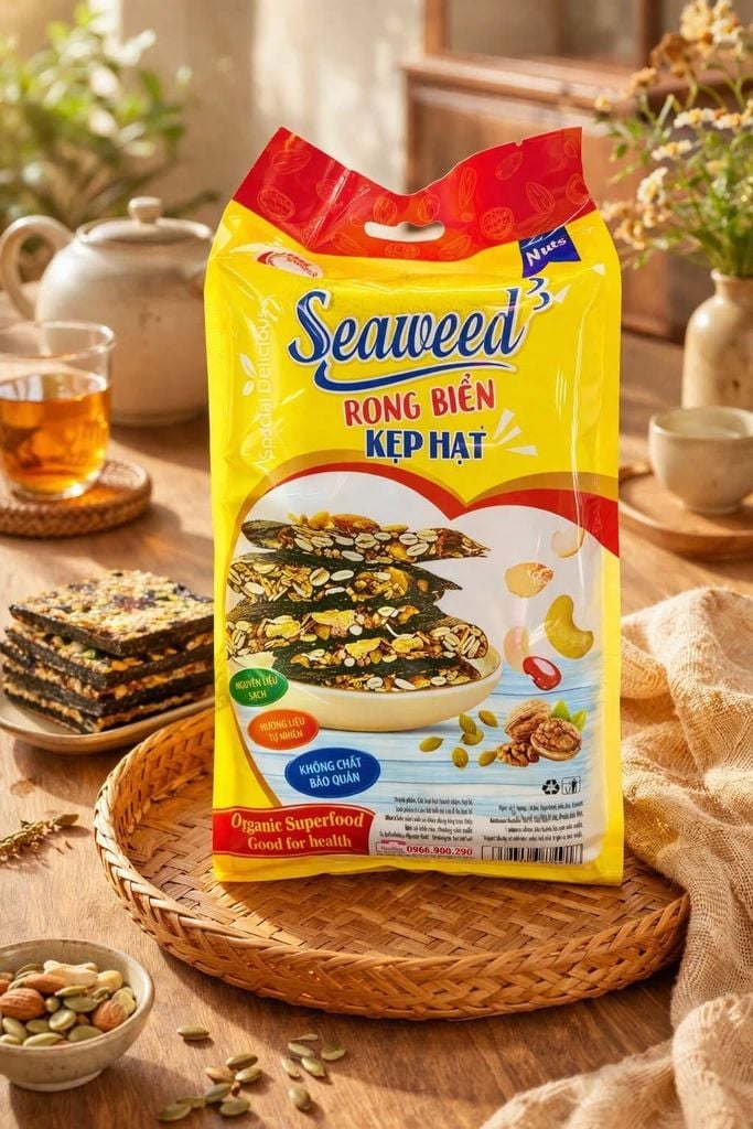 Rong Biển Kẹp Hạt Gia Phát - 140g
