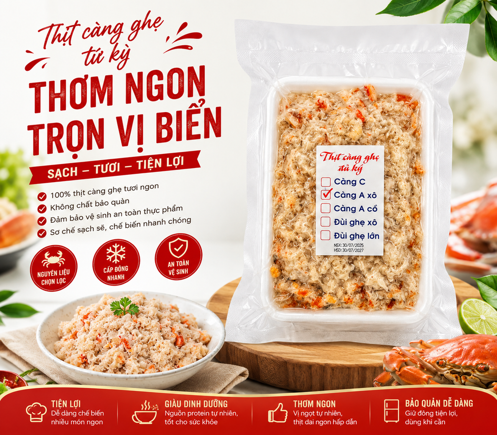 Combo Thịt Ghẹ - 250g