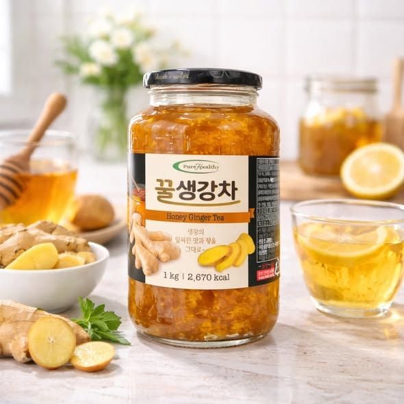 Trà Gừng Mật Ong Pure Healthy Hàn Quốc - 1kg