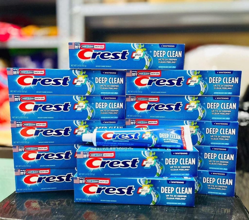 Kem Đánh Răng Crest 3D White Plus - 153G