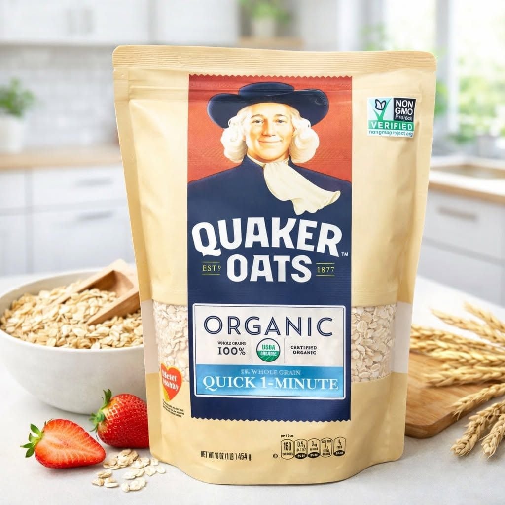 Yến Mạch Quacker Oats Organic - 454g