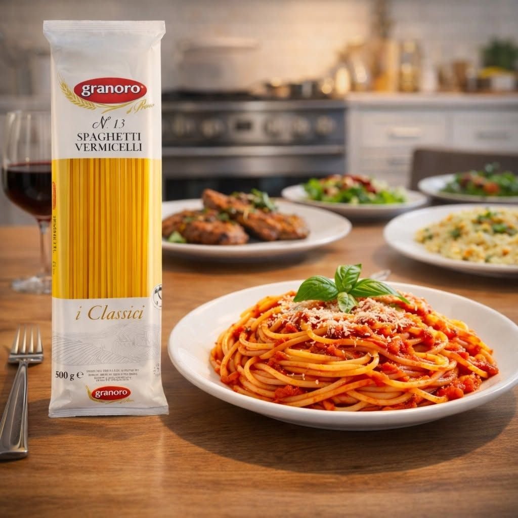 Mỳ Ý Spaghetti Granoro N.14 - Gói 500g